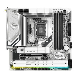 MB Asrock B860M STEEL LEGEND WIFI /LGA1851/4xDDR5/M.2/W6E+BT5.3/HDMI/DP/TB4/mATX/White