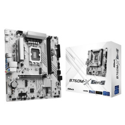 MB Asrock B760M-X GEN5 /LGA1700/2xDDR5/M.2/HDMI/DP/mATX/White