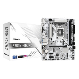MB Asrock B760M-HDV/M.2 /LGA1700/2xDDR5/M.2/HDMI/DP/D-sub/mATX