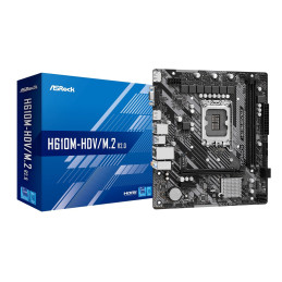 MB Asrock H610M-HDV/M.2 R2.0 /LGA1700/2xDDR4/M.2/HDMI/DP/D-sub/mATX