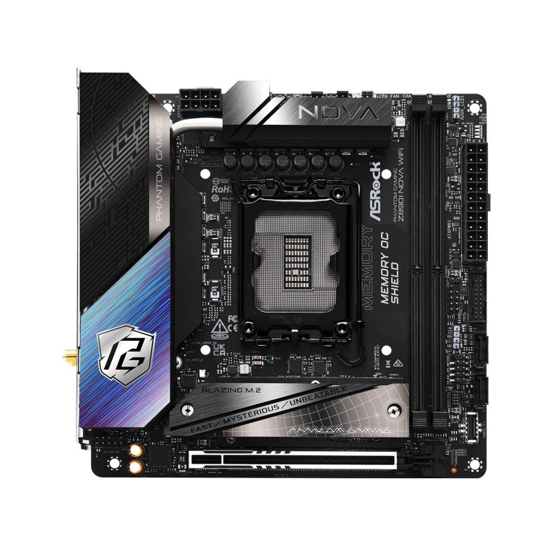 MB Asrock Z890I NOVA WIFI /LGA1851/2xDDR5/M.2/W7+BT5.4/HDMI/TB4/mITX