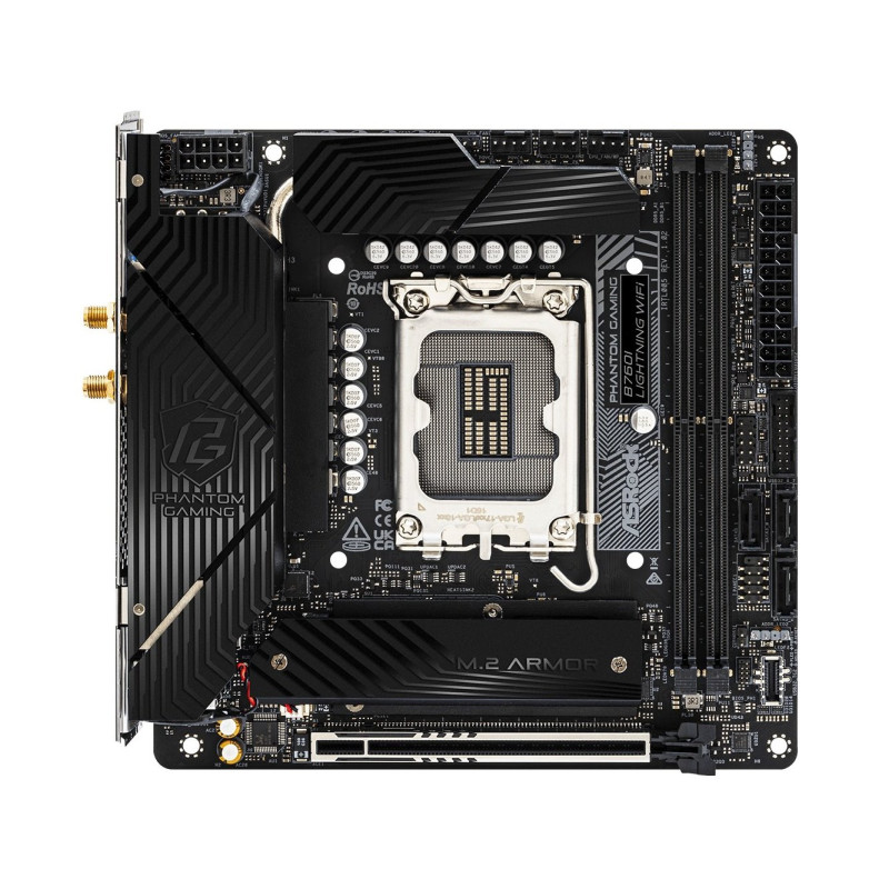 MB Asrock B760I LIGHTNING WIFI/LGA1700/2xDDR5/M.2/W6E+BT5.3/HDMI/DP/mITX