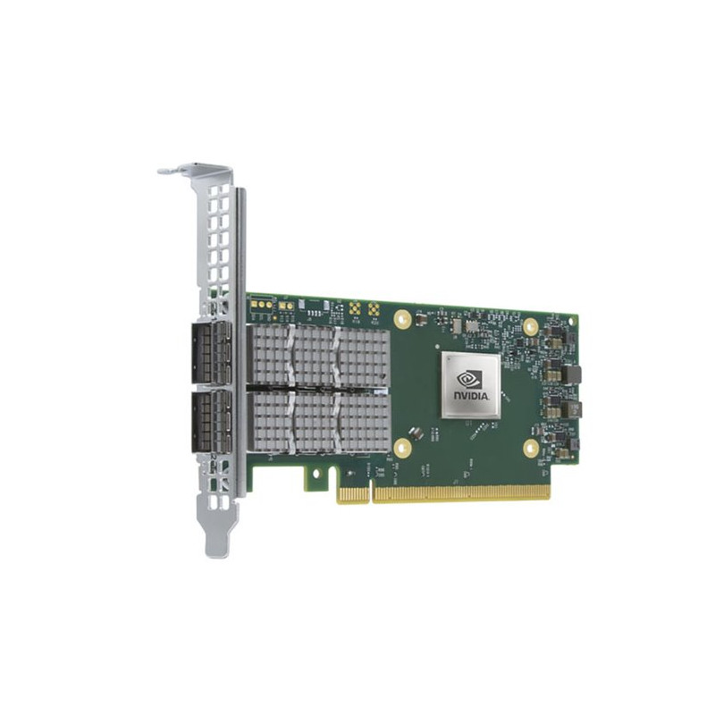 nVidia Mellanox ConnectX-6 Dx EN adapter card, 100GbE, Dual-port QSFP56, PCIe 4.0 x16, No Crypto, Tall Bracket