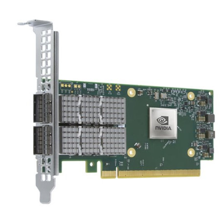 nVidia Mellanox ConnectX-6 Dx EN adapter card, 100GbE, Dual-port QSFP56, PCIe 4.0 x16, No Crypto, Tall Bracket
