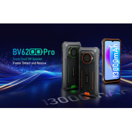 BLACKVIEW Rugged BV6200Pro 6.56",HD+ Helip P35 Octacore 2.3Ghz,6GB+128GB,CAM 8+13+0.3MP,13000mAh,IP68&IP