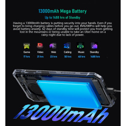 BLACKVIEW Rugged BV6200Pro 6.56",HD+ Helip P35 Octacore 2.3Ghz,6GB+128GB,CAM 8+13+0.3MP,13000mAh,IP68&IP