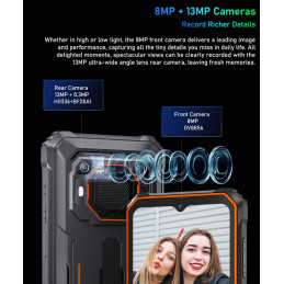 BLACKVIEW Rugged BV6200Pro 6.56",HD+ Helip P35 Octacore 2.3Ghz,6GB+128GB,CAM 8+13+0.3MP,13000mAh,IP68&IP