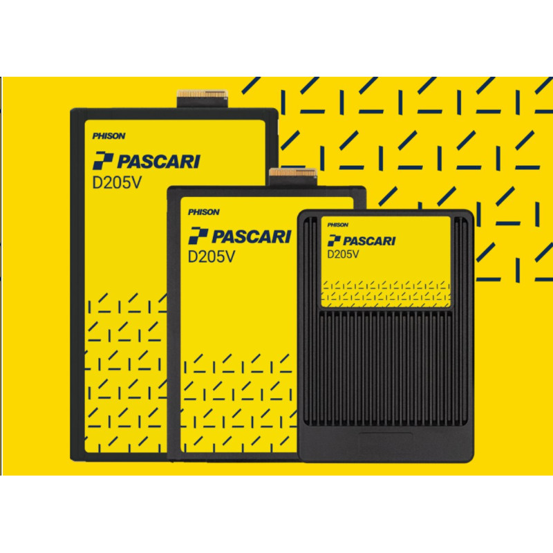 Pascari interní SSD 61.44TB D-Series Data Center D205V PCIe5.0 E3.S 1T Single port SED QLC
