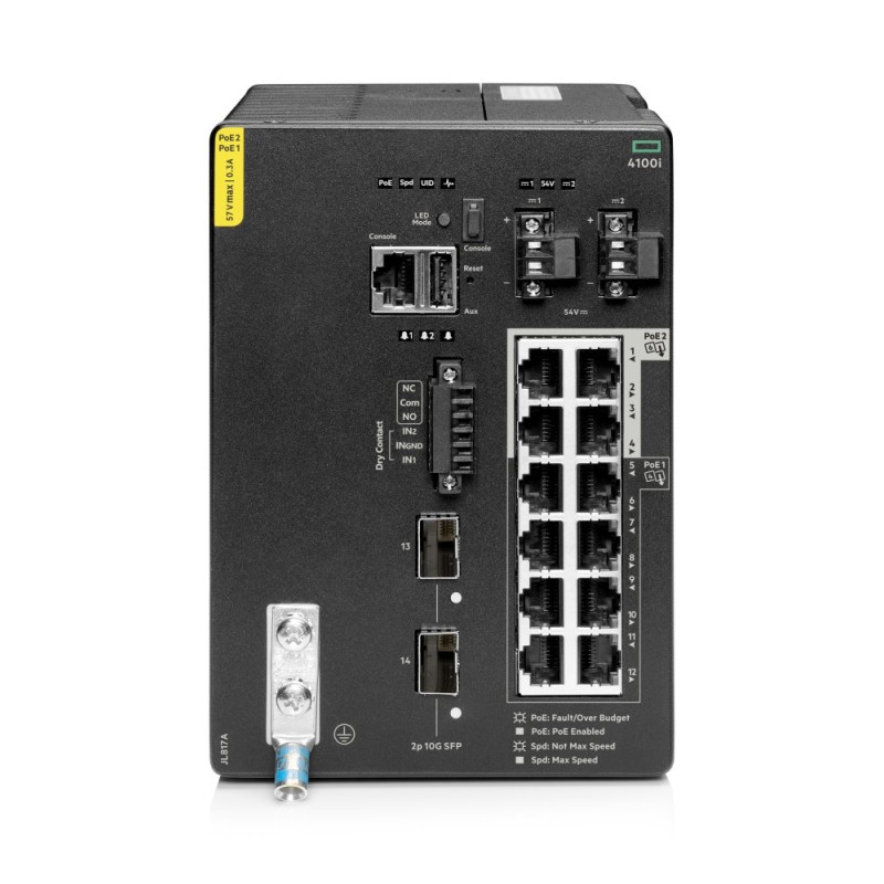HPE NW Switch CX 4100i 12G CL4/6 PoE 2SFP+