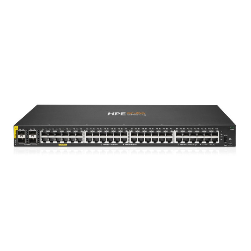 HPE NW Switch CX 6100 48G CL4 PoE 4SFP+ 370W