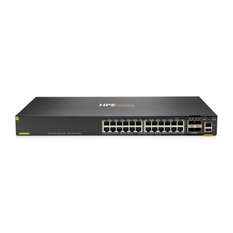 HPE NW Switch CX 6200F 24G CL4 PoE 4SFP 370W