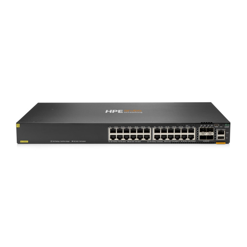 HPE NW Switch CX 6300F 24G CL4 PoE 4SFP56