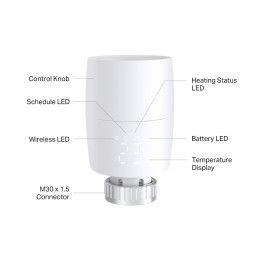 TP-Link KE100 Smart termostatická hlavice