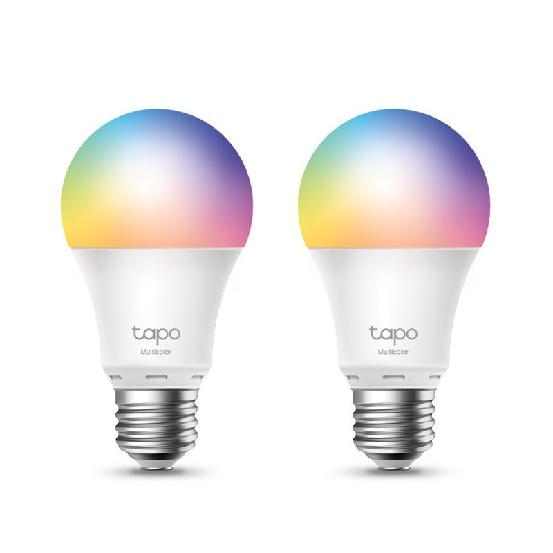 TP-Link Tapo L530E, Chytrá Wi-Fi LED žárovka barevná, 2500-6500K, E27, 2 pack