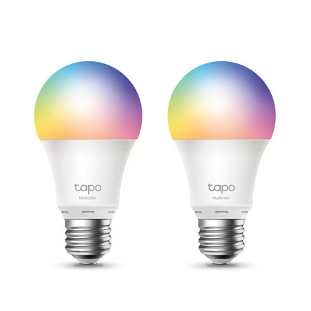 TP-Link Tapo L530E, Chytrá Wi-Fi LED žárovka barevná, 2500-6500K, E27, 2 pack