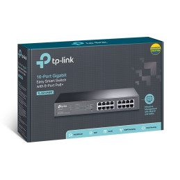 TP-link TL-SG1016PE Switch 16G, 8x PoE+ (150W), Easy Smart, Rack