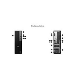 Dell Pro Slim QCS1250/180W/TPM/U5-235/16GB/512GB SSD/Integrated/Kb/Mouse/W11 Pro/3Y ProSpt