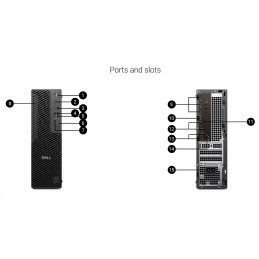 Dell Pro Max Slim FCS1250/360W/TPM/U7-265/16GB/512 GB SSD/Integrated/vPro/Kb/Mouse/W11 Pro/3Y ProSpt