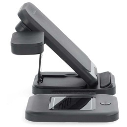 NEDIS bezdrátová nabíječka 3 v 1/ 15 W/ LED indikace provozu/ USB-A/ USB-C/ černá/ kabel 1m