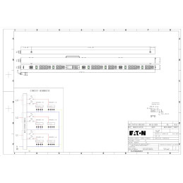 EATON FlexPDU G2: Spínané 0U, In: IEC 60309 32A 3P - Out: 30xC13:6xC19