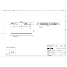 EATON FlexPDU G2: Spínané 1U, In: C20 16A 1P - Out: 8xC13