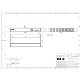 EATON FlexPDU G2: Měřený vstup 1U, In: C20 16A 1P - Out: 8xC13