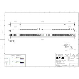 EATON FlexPDU G2: Měřený vstup 0U, In: IEC 60309 32A 1P - Out: 20xC13:4xC19