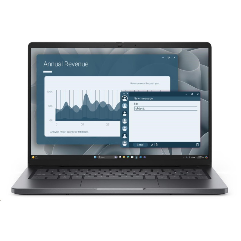 Dell Pro 14 PC14255/AMD Ryzen AI 5 PRO 340/16GB/512GB SSD/14" FHD+/IR Cam&Mic/FgrPr/3 Cell/Backlit Kb|W11 Pro|3Y ProSpt
