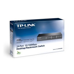 TP-link TL-SF1024D Switch 24x 10/100M, kovový, Desktop/Rack