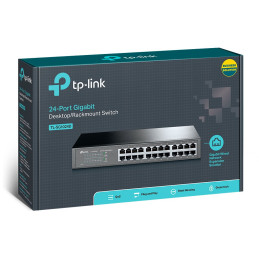 TP-link TL-SG1024D Switch 24G, kovový, Desktop/Rack
