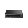 TP-link LS105LP Switch 5G, 4x PoE+ (40W), kovový, Desktop