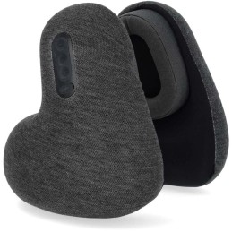 NEDIS bezdrátová sluchátka + mikrofon/ Over-Ear/ BT/ cestovní polštář/ výdrž 11 hod/ hlasového ovládání/ USB-C/ antracit