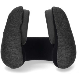 NEDIS bezdrátová sluchátka + mikrofon/ Over-Ear/ BT/ cestovní polštář/ výdrž 11 hod/ hlasového ovládání/ USB-C/ antracit