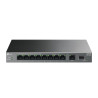 TP-link LS1210GP Switch 9G, 1SFP, 8x PoE+ (61W),  kovový, Desktop