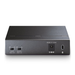 TP-link TL-SG1005P Switch 5G, 4x PoE+ (65W), Unmanaged, Desktop