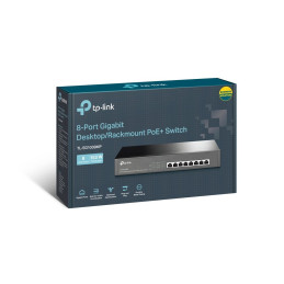 TP-link TL-SG1008MP Switch 8G, 8x PoE+ (153W), Unmanaged, Rack