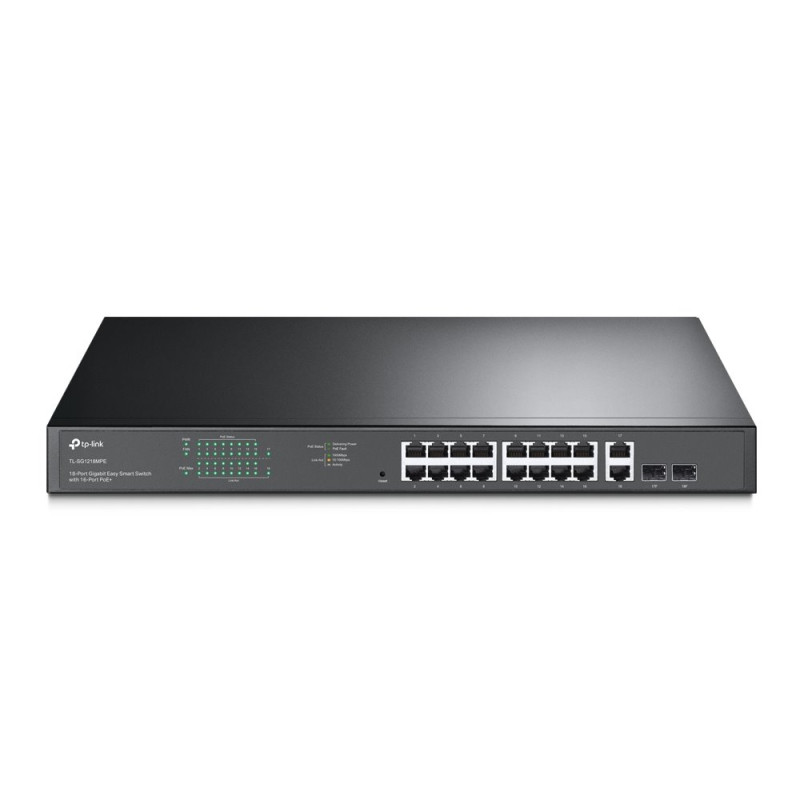 TP-link TL-SG1218MPE Switch 18G, 2SFP, 16x PoE+ (250W), Easy Smart, Rack