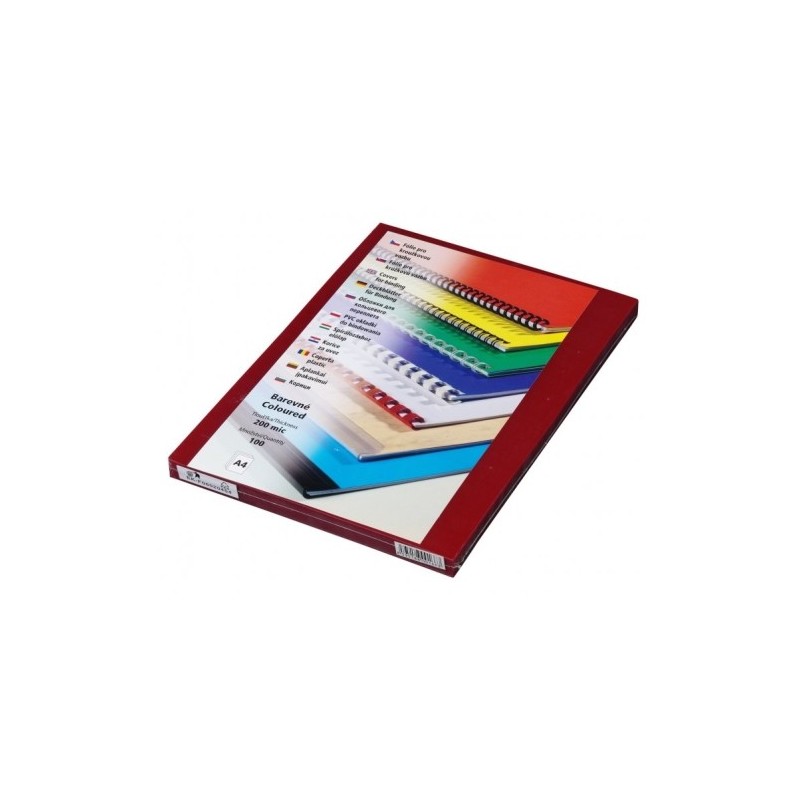 Fólie PRESTIGE A4 200 mic červené