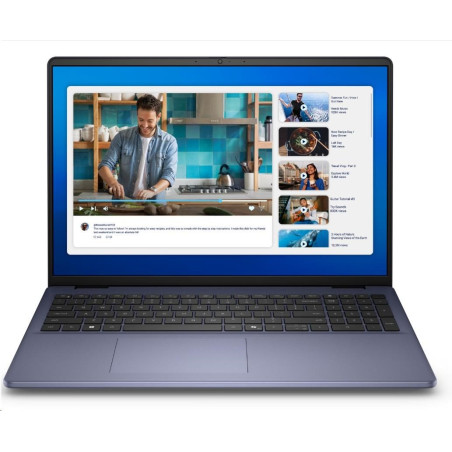 Dell 16 DC16251/C5-120U/16GB/512GB SSD/16" FHD+/Integrated/FgrPr/4 Cell/65W/WLAN/Backlit Kb/W11 Pro/3Y ProSpt