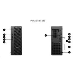 Dell Pro Max Micro FCM2250/TPM/U7-265/16GB/1TB SSD/Nvidia A1000/280W/WLAN/vPro/Kb/Mouse/W11 Pro/3Y ProSpt