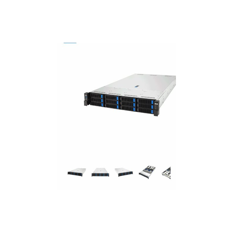 ASUS RS720A 2U Server  2XSP5,24x DDR5 ECC. 12xHS HDD ,10G,12NVMe/OCP,IPMI