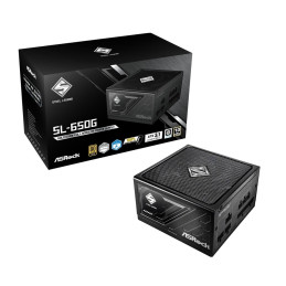 Zdroj Asrock SL-650G, 650W, 80+ Gold, ATX 3.1, modular