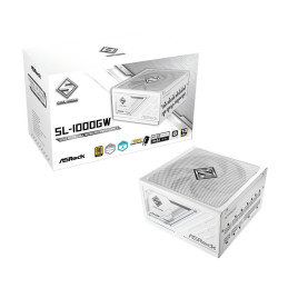 Zdroj Asrock SL-1000GW, 1000W, 80+ Gold, ATX 3.1, White, modular