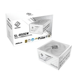 Zdroj Asrock SL-850GW, 850W, 80+ Gold, ATX 3.1, White, modular