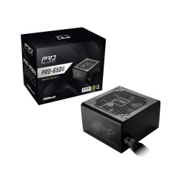 Zdroj Asrock PRO-650G, 650W, 80+ Gold, ATX 3.1