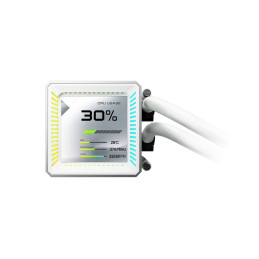 AIOCOOL Asrock Steel Legend 360 LCD, White, 360mm