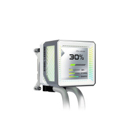 AIOCOOL Asrock Steel Legend 360 LCD, White, 360mm