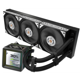 AIOCOOL Asrock Steel Legend Dark 360 LCD, 360mm