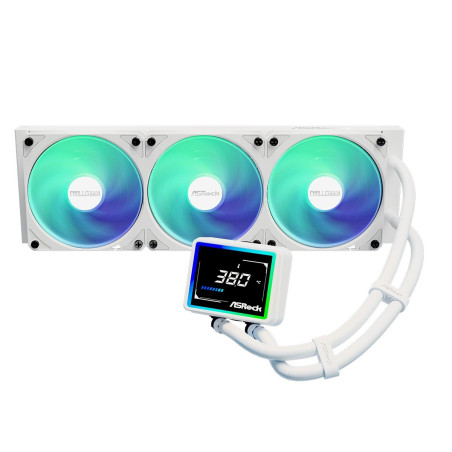 AIOCOOL Asrock Challenger White 360 Digital, ARGB, White, 360mm