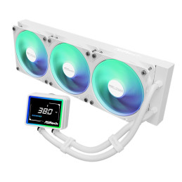 AIOCOOL Asrock Challenger White 360 Digital, ARGB, White, 360mm